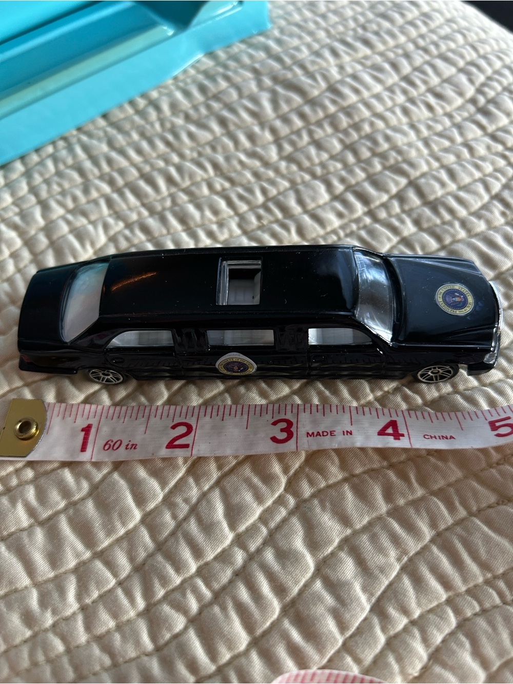 Collectible Black Presidential Limousine Die-Cast Model